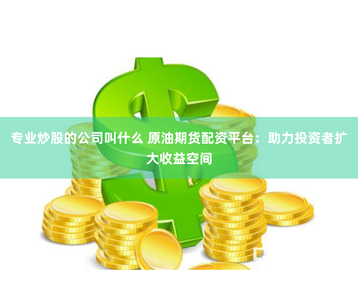 专业炒股的公司叫什么 原油期货配资平台：助力投资者扩大收益空间